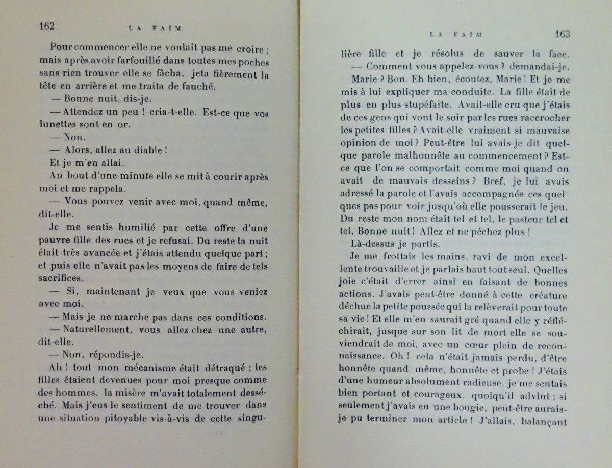 Hamsun - Hunger. F. Rieder Et Cie, 1926. First Edition.-photo-4