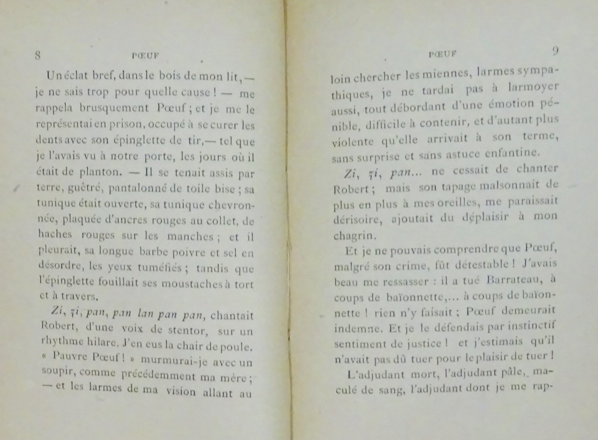 Hennique (léon) - Poeuf. Paris, Braid & Stock, 1887.-photo-8