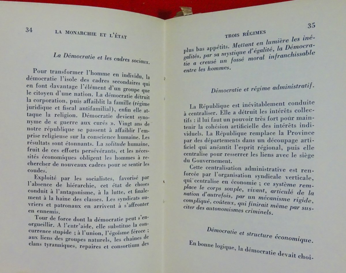 COMTE DE PARIS - Faillite d'Un Régime. Essai Sur Le Gouvernement De Demain. Édition Originale.-photo-3