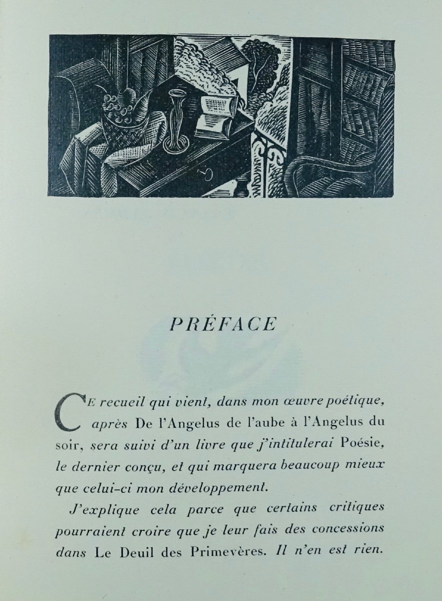 Jammes - The Mourning Of The Primroses. Crès Et Cie, 1920, Illustrated By Galanis.-photo-1