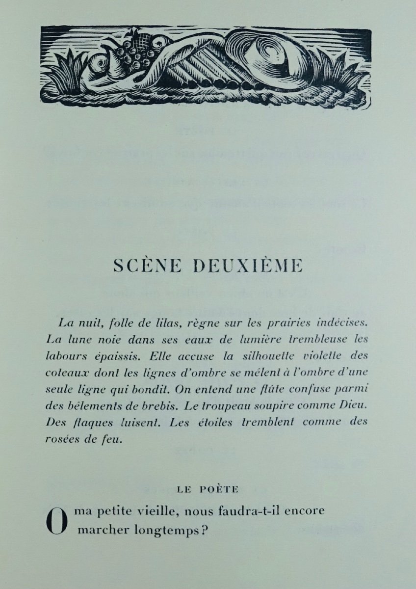 Jammes - The Mourning Of The Primroses. Crès Et Cie, 1920, Illustrated By Galanis.-photo-7