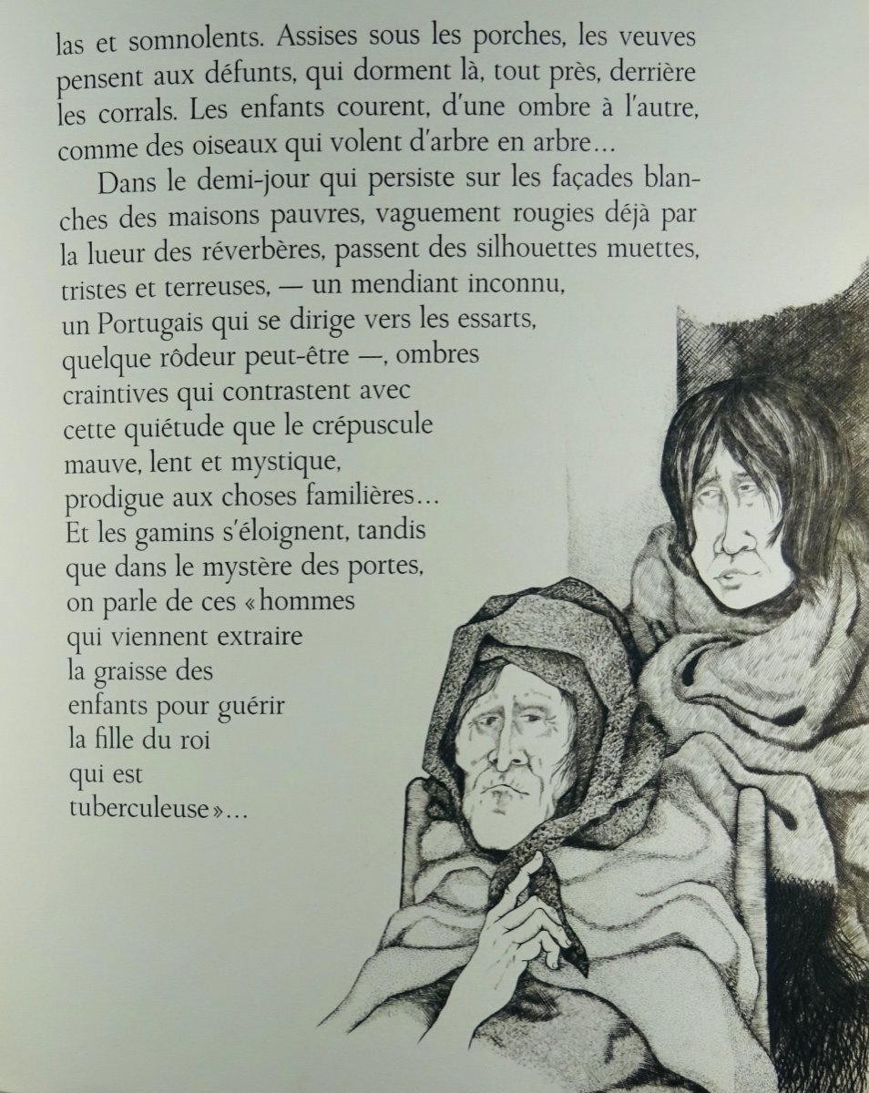 JIMENEZ - Platero et moi. Les Francs-Bibliophiles, 1970. Illustré par Enrique MARIN.-photo-7