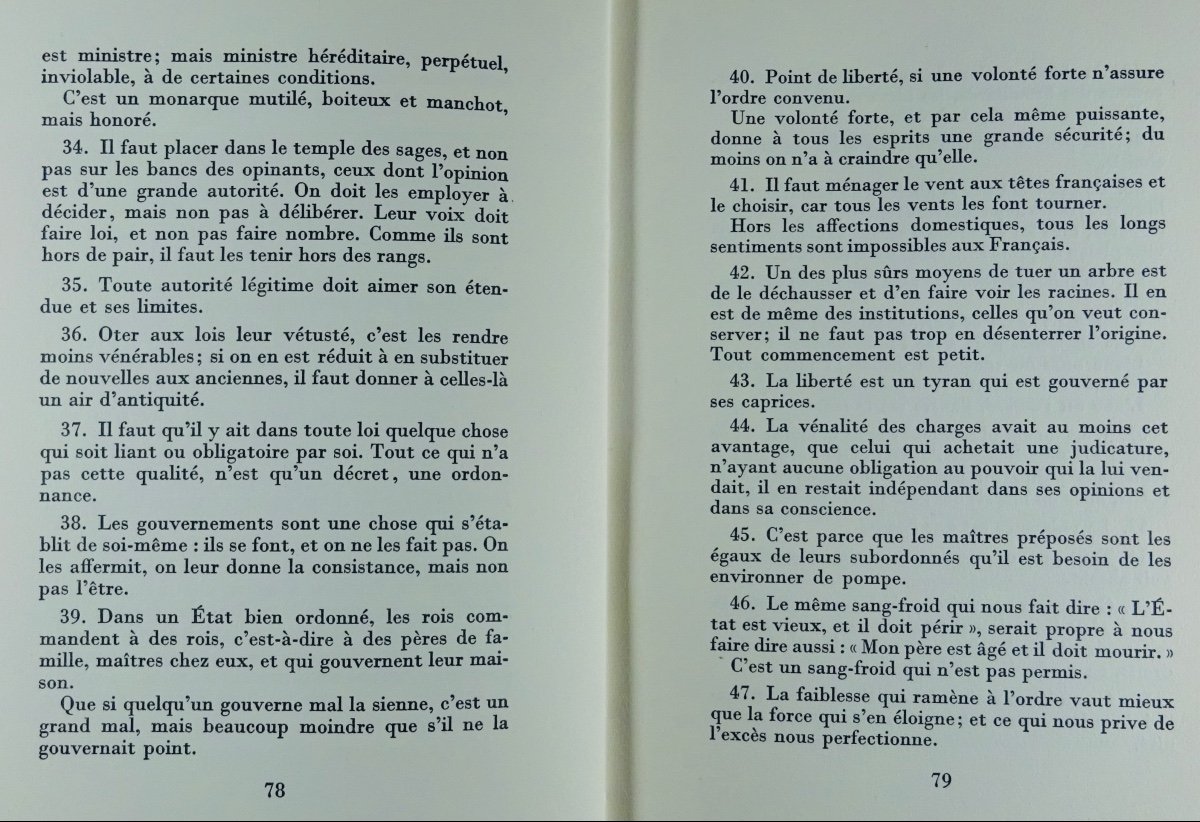 Joubert - Thoughts. Bibliophile Doctors, 1930. Reproduction Of The Original Edition.-photo-7