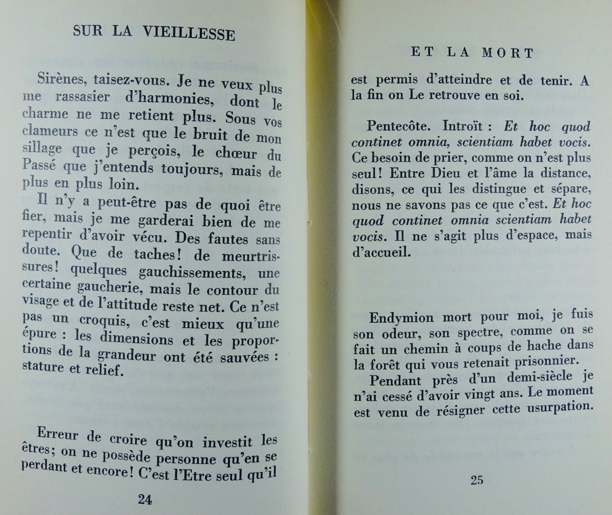 Jouhandeau - Reflections On Old Age And Death. Bernard Grasset, 1956. First Edition.-photo-2