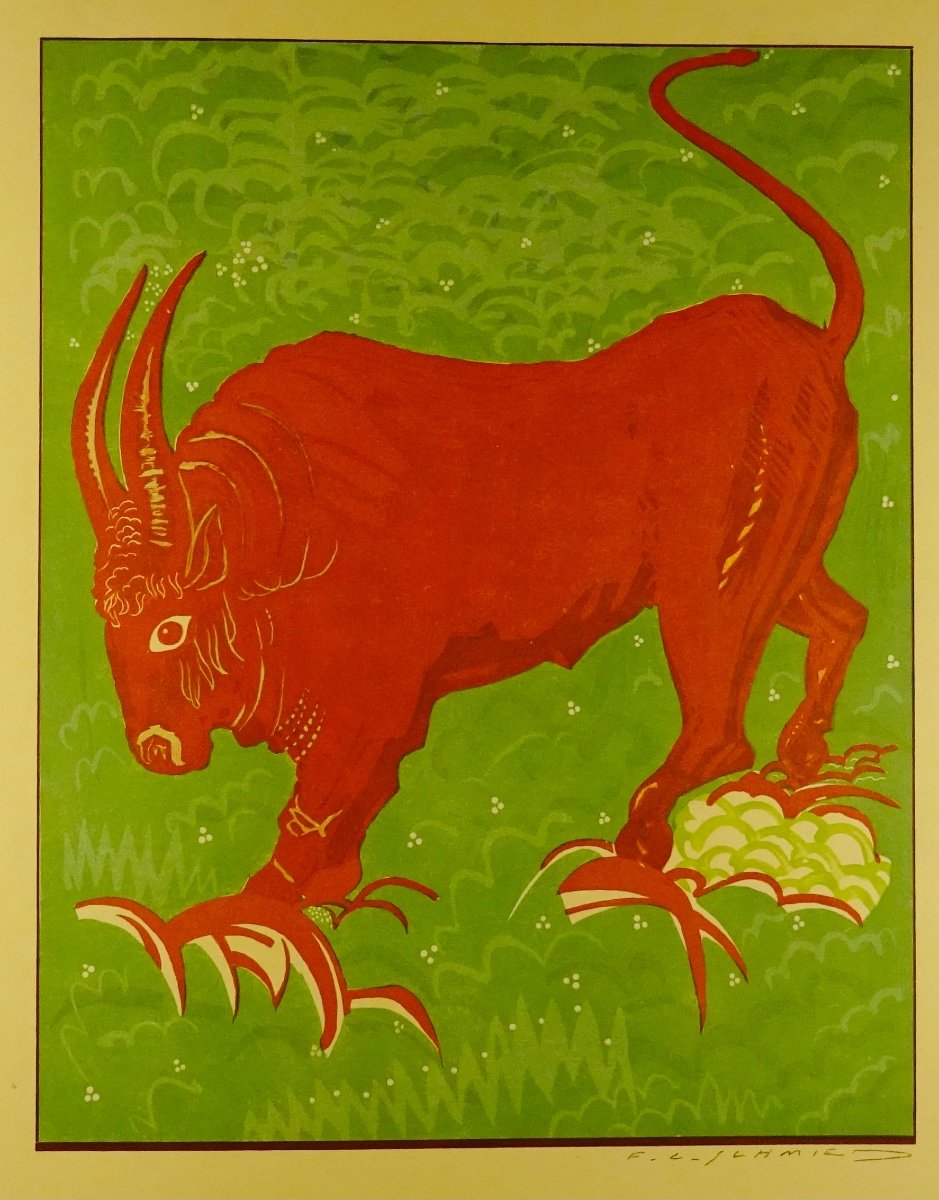 Kipling (rudyard) - Kim. Lausanne, Gonin & Cie, 1930. Illustrated By François-louis Schmied.