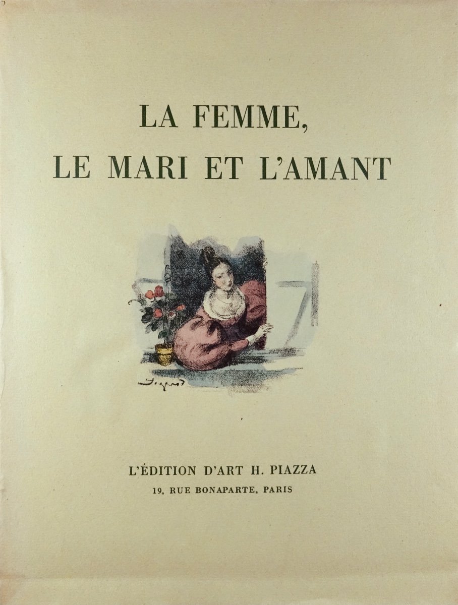 KOCK (Paul de) - La Femme, le mari et l'amant. Piazza, 1929. Illustré par Ferdinand FARGEOT.