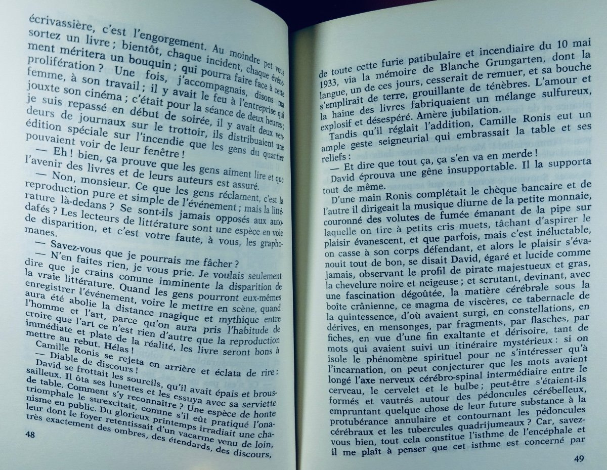 KOSTER (Serge) - Les Langues de terre. Flammarion, 1980. Envoi de l'auteur.-photo-7