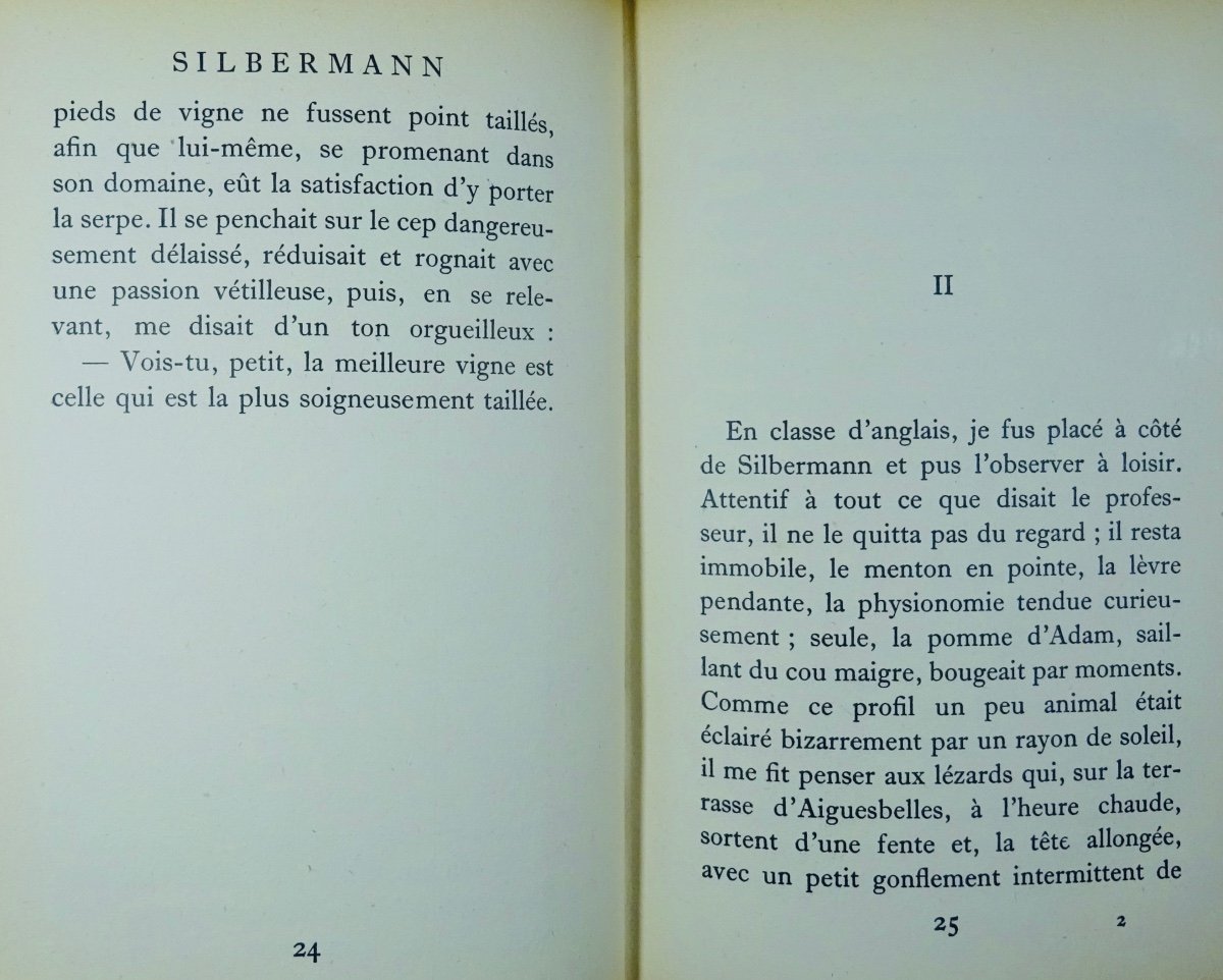 Lacretelle - Silbermann. Paris, Nouvelle Revue Française, 1922. Sent By The Author.-photo-4