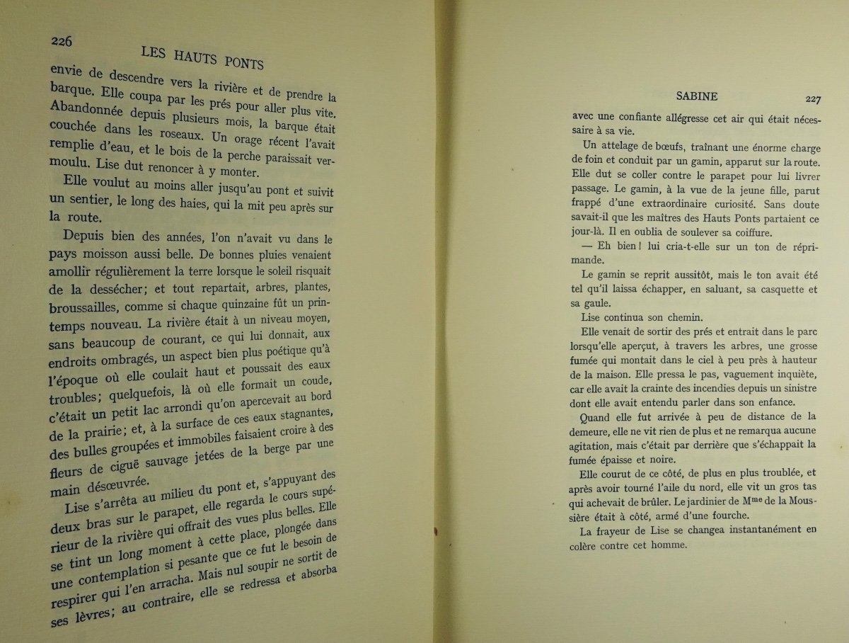 Lacretelle (jacques De) - The High Bridges * Sabine. Gallimard, 1932. First Edition.-photo-7