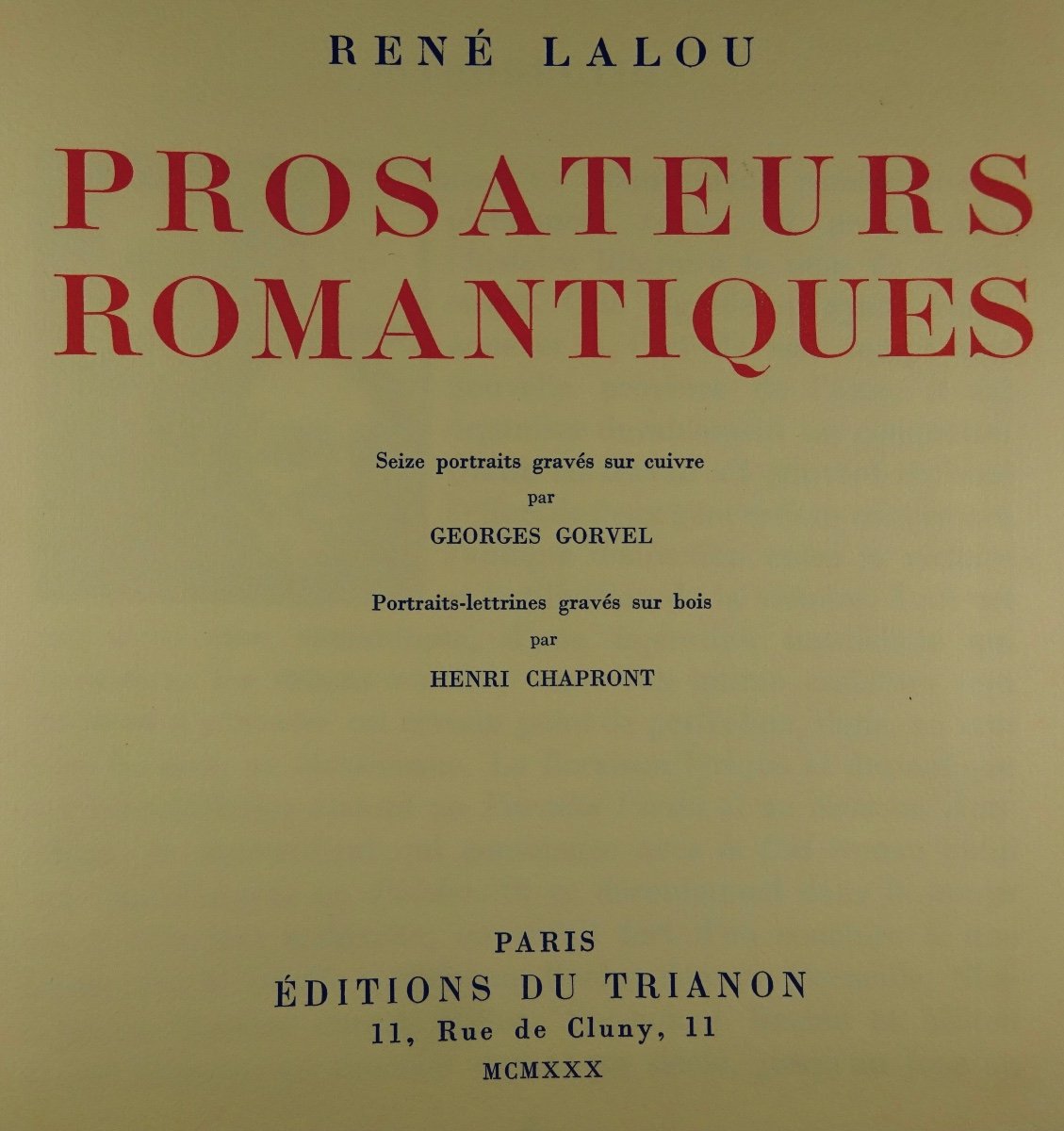 Lalou - The Romantic Museum. Third Album. Romantic Prose Writers. Editions Du Trianon.-photo-8