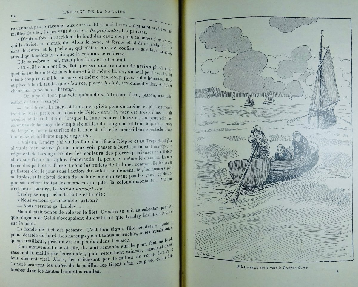 Latouche - The Child Of The Cliff. Delagrave, 1910. Illustrations By R. De La Nézière.-photo-6