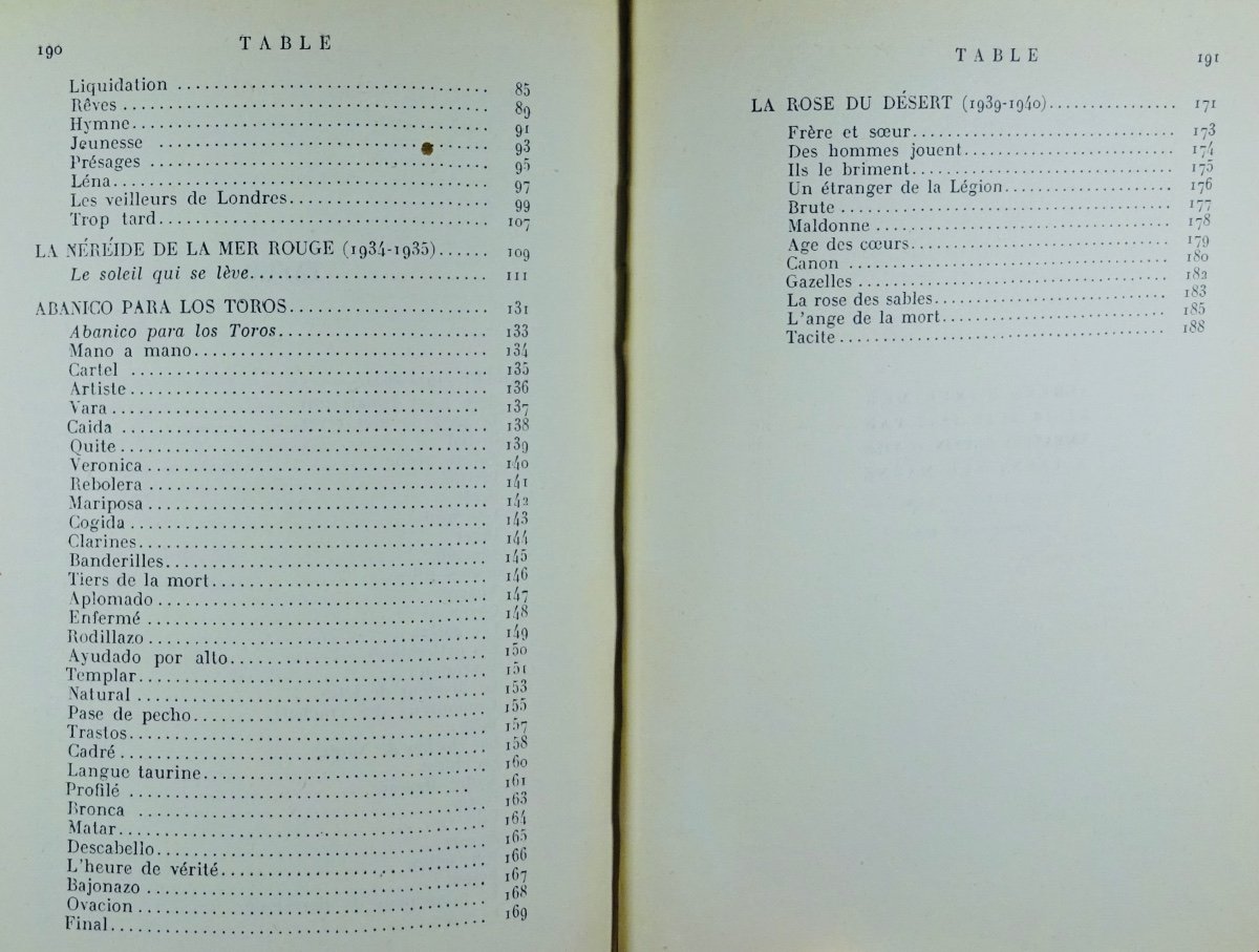 LEIRIS - Haut mal. Gallimard, 1943 ; in-12, 191 pp., cartonnage d'éditeur de Paul BONET.-photo-4