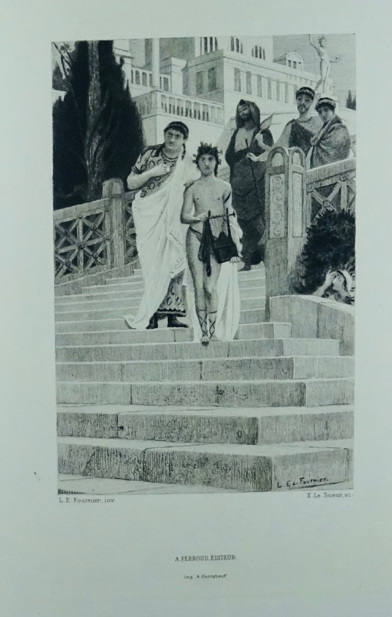 Lemaitre - Myrrha, Virgin And Martyr. A. Ferroud, 1903, Illustrated By Fournier.-photo-8