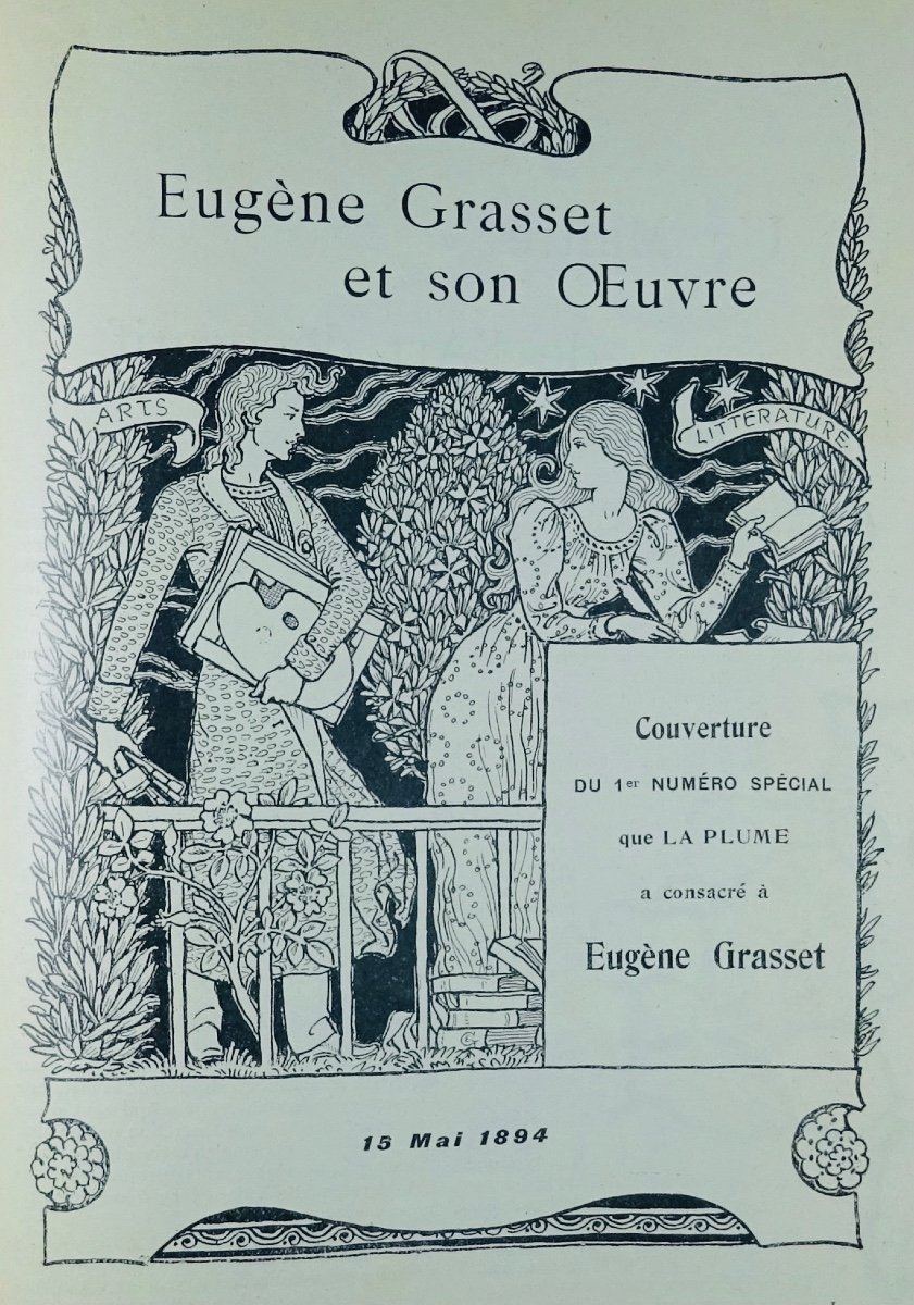 LEMONIER / KAHN / SAUNIER - Eugène Grasset et son oeuvre. Éditions de la plume, vers 1900.-photo-4