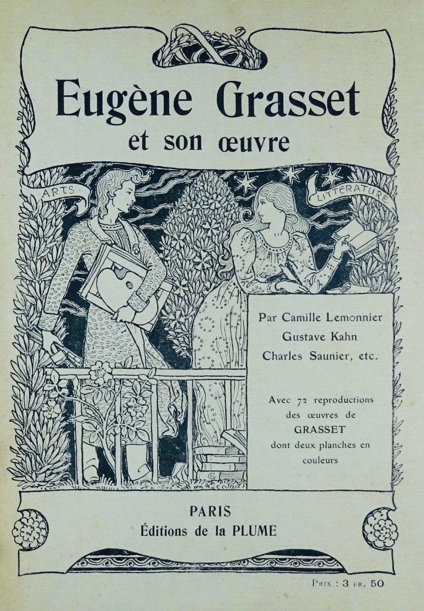 LEMONIER / KAHN / SAUNIER - Eugène Grasset et son oeuvre. Éditions de la plume, vers 1900.