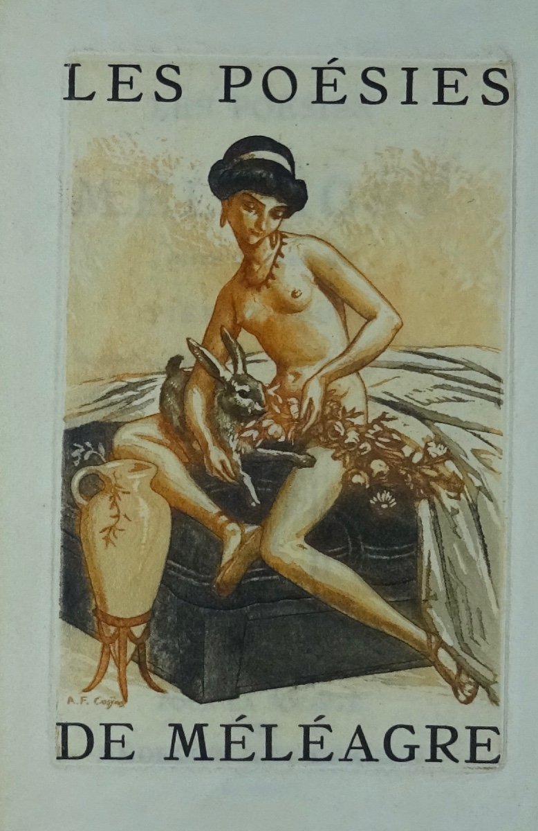 LouŸs (pierre) - The Poems Of Meleager. Society Of Bibliophile Physicians, 1926. Coysyn.