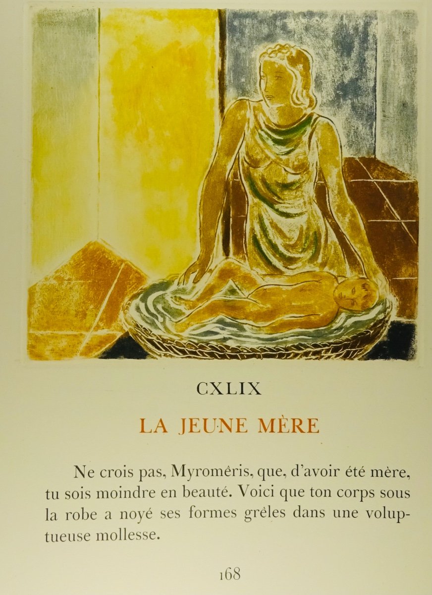 LouŸs - Les Chansons De Bilitis Translated From Greek By Pierre Louÿs. Lallemand, 1946. Jean Bergue-photo-2