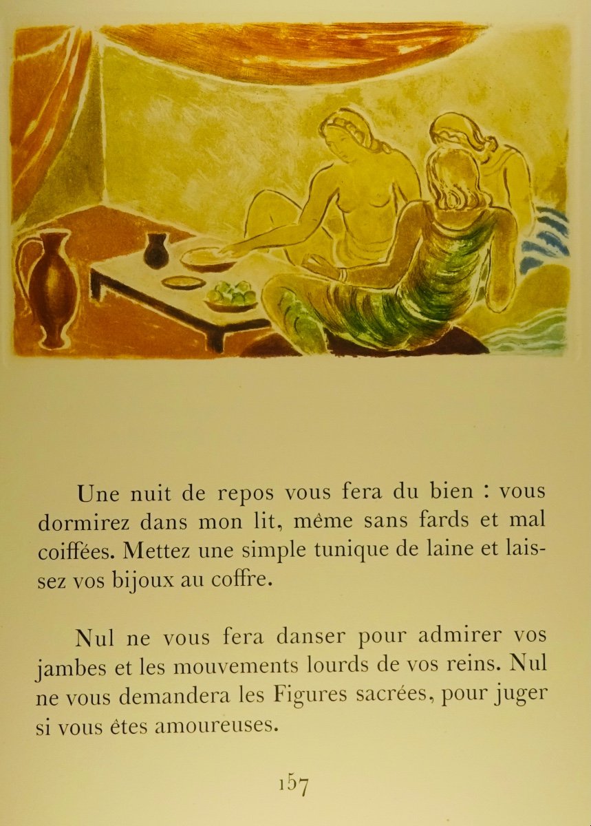 LouŸs - Les Chansons De Bilitis Translated From Greek By Pierre Louÿs. Lallemand, 1946. Jean Bergue-photo-4