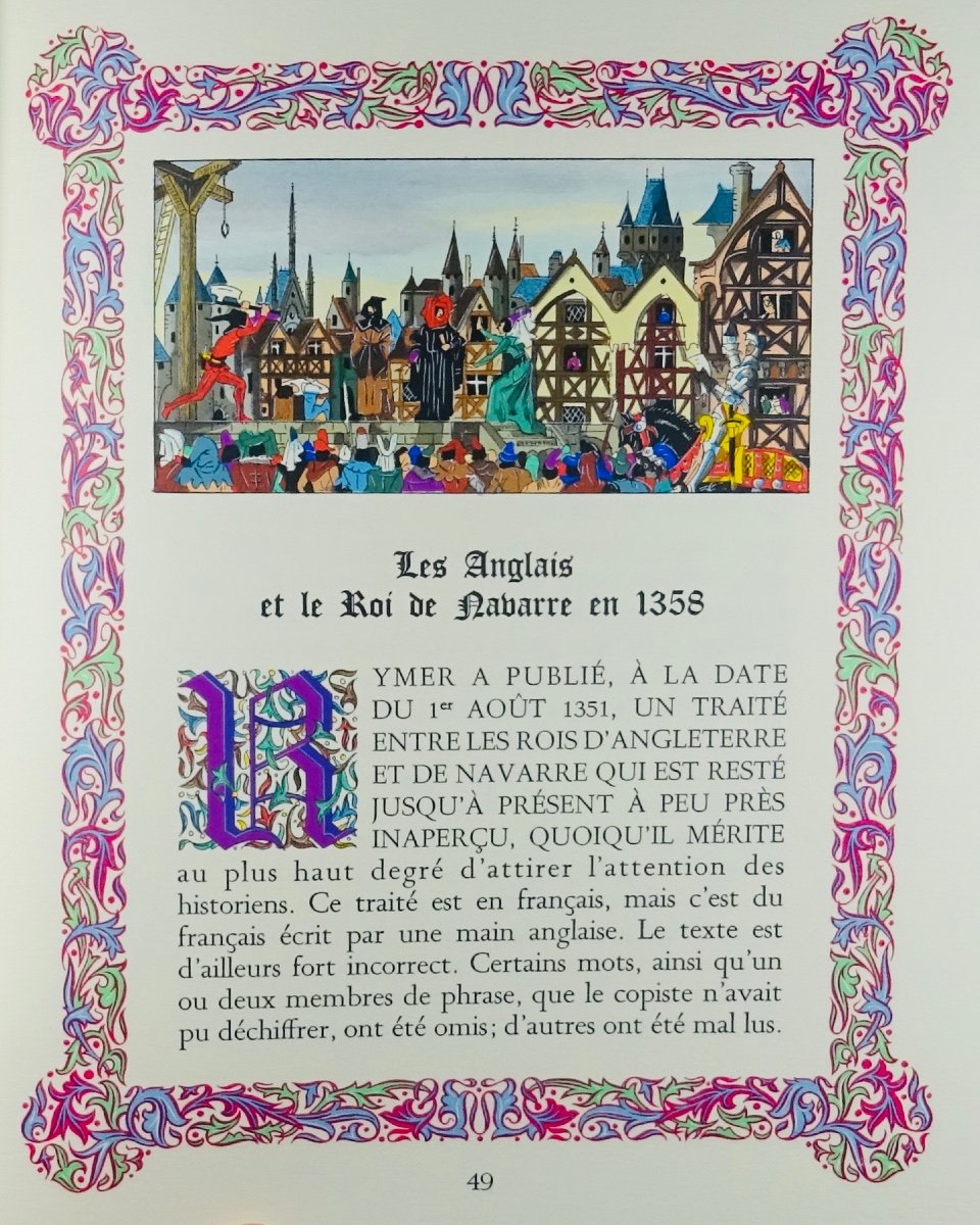 Luce - France During The Hundred Years War. Arts And Colors, 1968. Illustrated By Gradassi.-photo-4