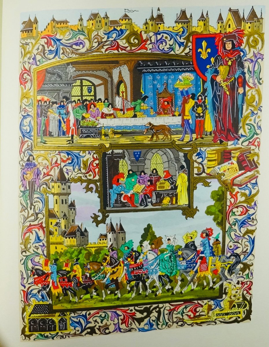 Luce - France During The Hundred Years War. Arts And Colors, 1968. Illustrated By Gradassi.-photo-8