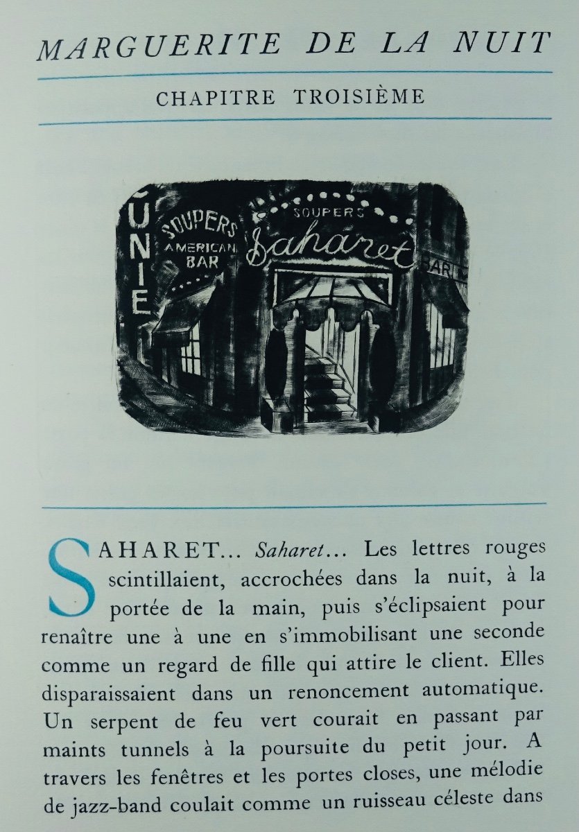 Mac Orlan - Marguerite Of The Night. Editions Émile-paul Frères, 1925. Illustrated By DaragnÈs.-photo-4