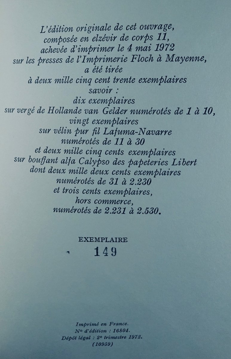 MALLET (Robert) - Apostilles ou L'utile et le futile. Paris, Gallimard, 1972. Édition originale-photo-8