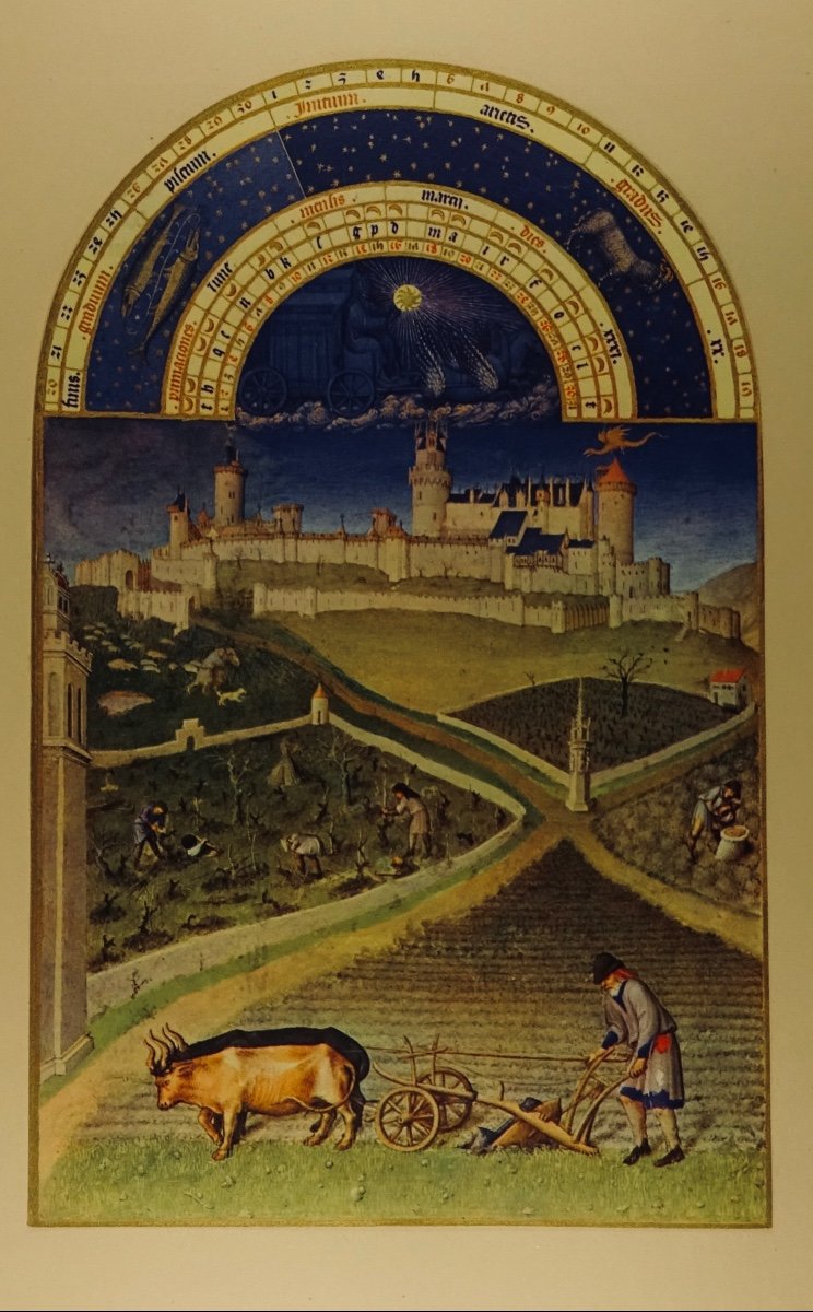 MALO (Henri) - Les Très riches heures du duc de Berry.  Verve, 1940, in-folio.-photo-8