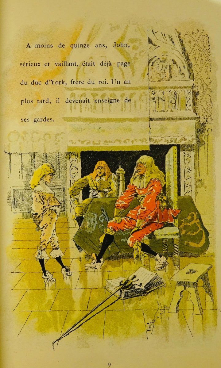 Marthold - History Of Marlborough. Basket Maker, Around 1890. Illustrated By Caran d'Ache.-photo-6
