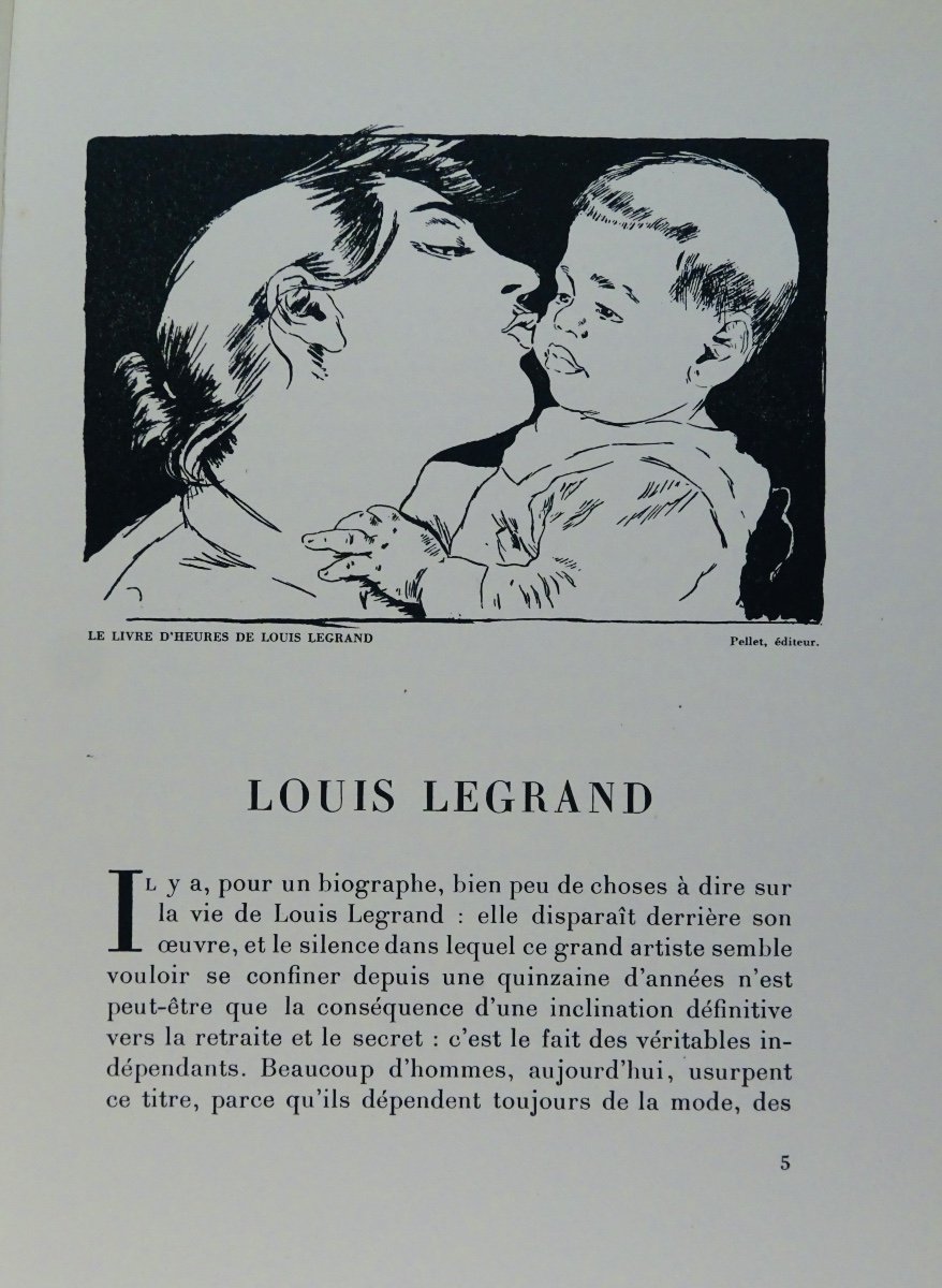 MAUCLAIR - Louis Legrand. Paris, Henry Babou, 1931. Collection "Les artistes du livre".-photo-4