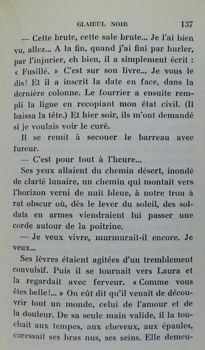 MAULVAUT - Glaïeul Noir. Roman. Librairie Arthème Fayard, 1938. Édition Originale.-photo-5