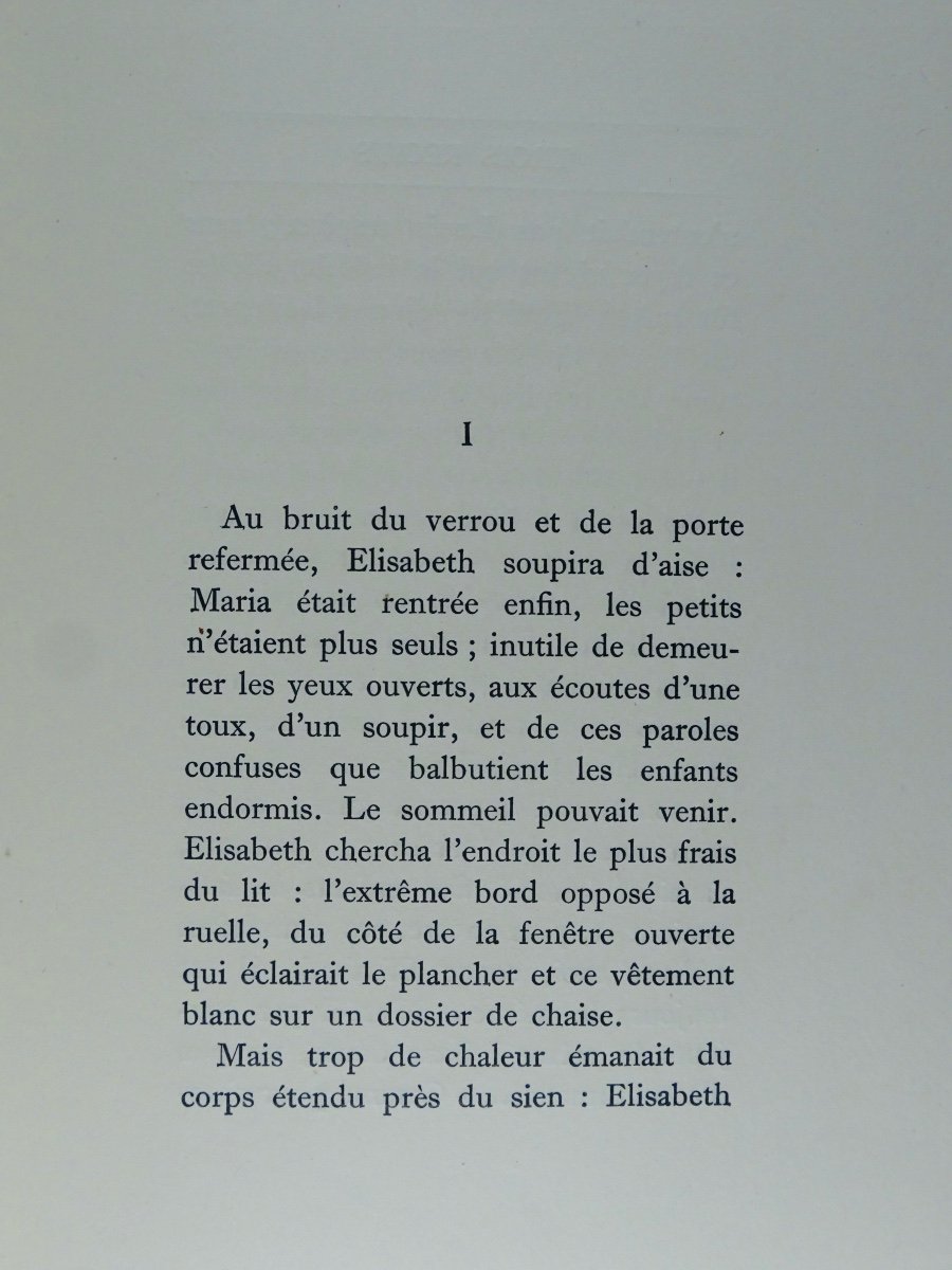 MAURIAC (François) - Trois récits. Grasset, 1929. Exemplaire sur vélin d'Arches.-photo-1