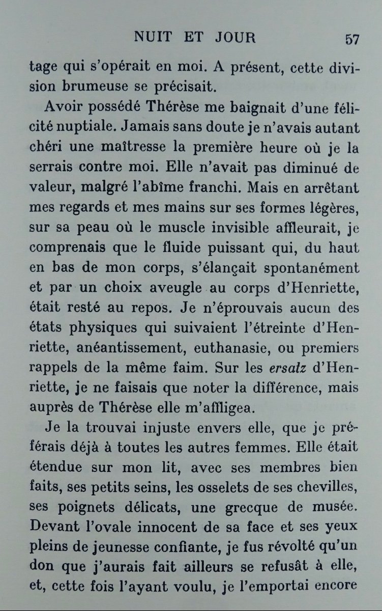 Maurice (martin) - Night And Day. Paris, Gallimard, 1927. First Edition.-photo-2