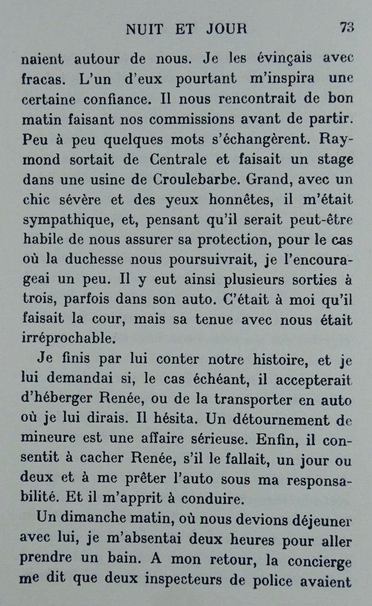 Maurice (martin) - Night And Day. Paris, Gallimard, 1927. First Edition.-photo-4