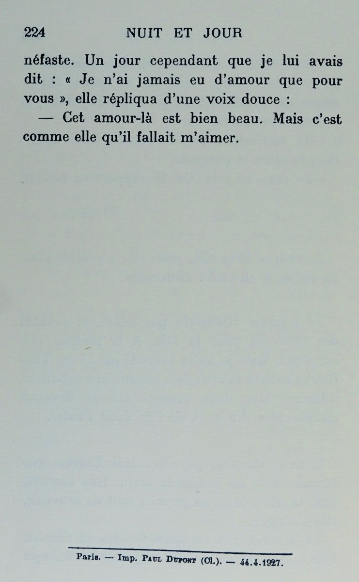 Maurice (martin) - Night And Day. Paris, Gallimard, 1927. First Edition.-photo-8