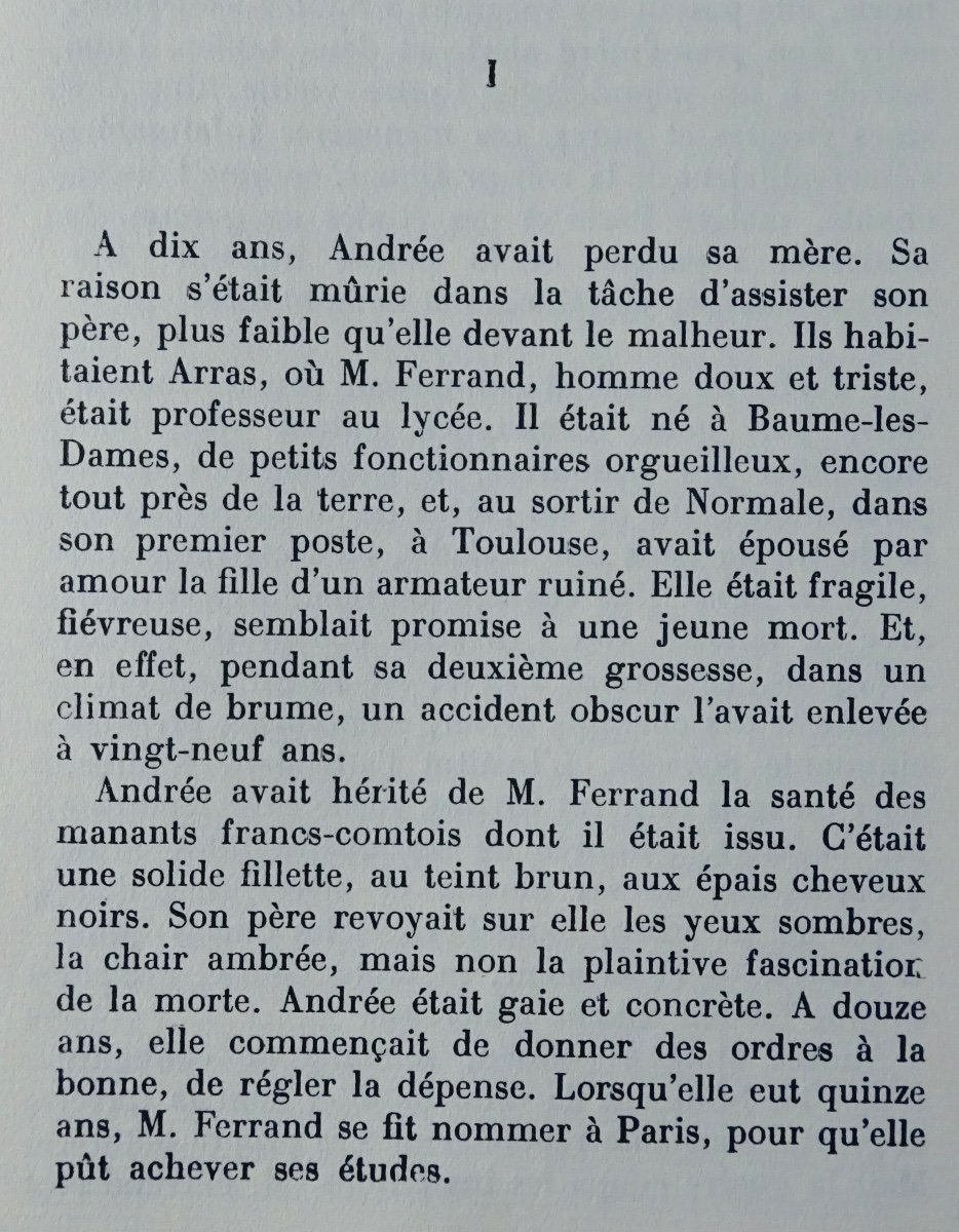 MAURICE (Martin) - Amour, terre inconnue. Gallimard, 1928. Édition originale.-photo-1
