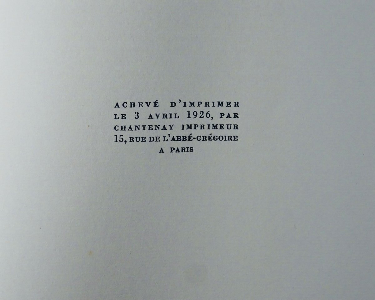 Maurois (andré) - Bernard Quesnay. Paris, Gallimard, 1926. First Edition.-photo-7