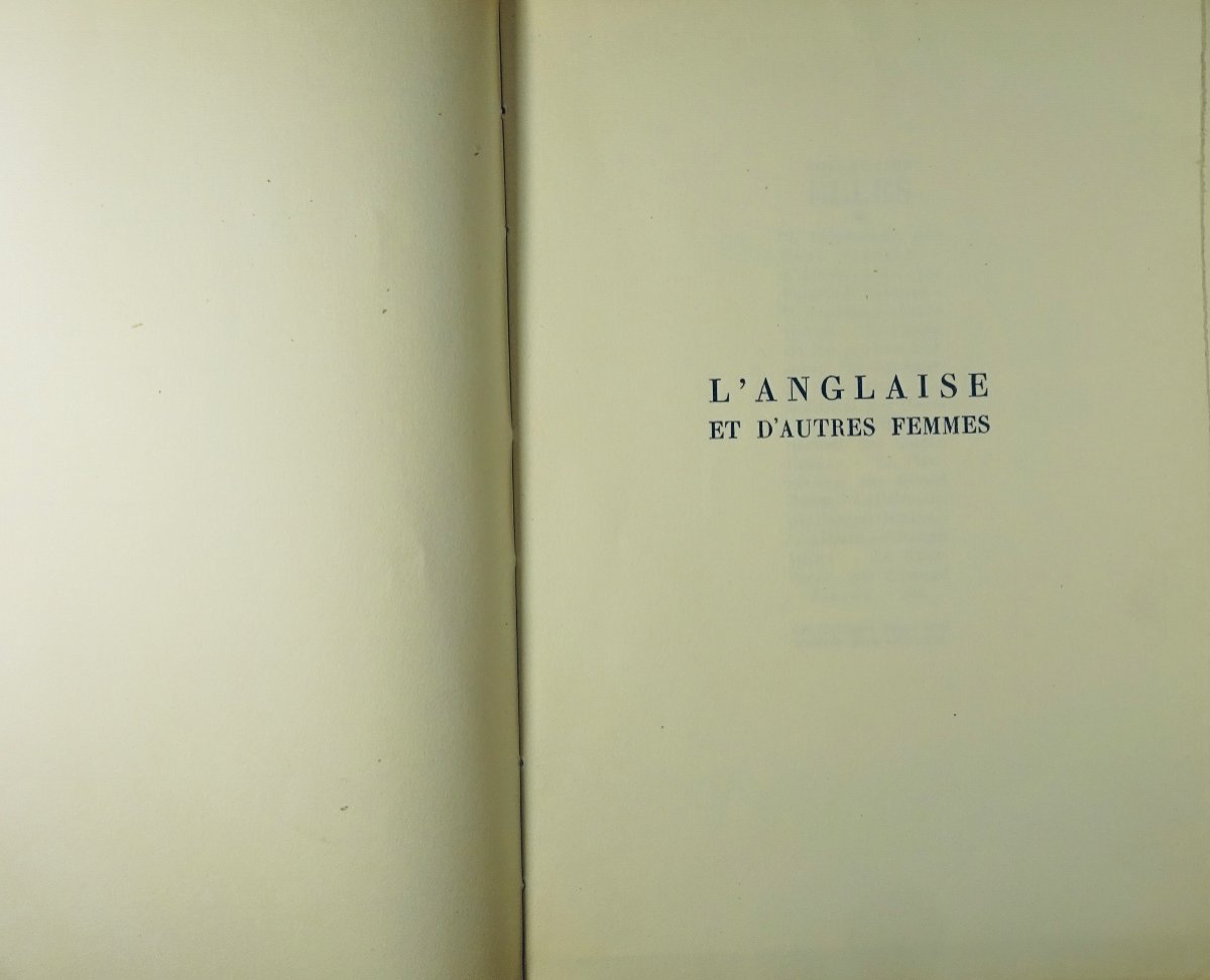 MAUROIS (André) - L'Anglaise et d'autres femmes. Paris, La nouvelle société d'édition, 1932.-photo-2