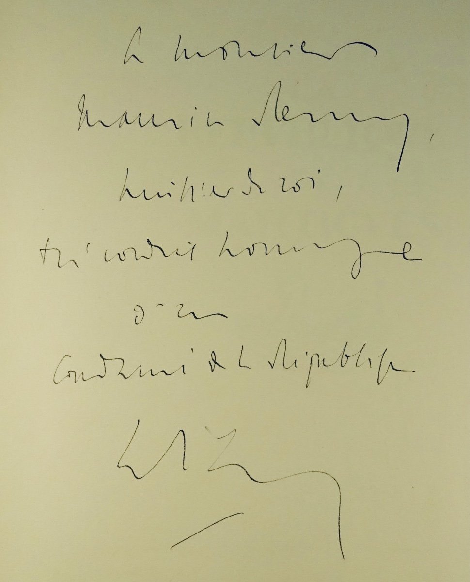 Maurras - The Republic Of Martigues. With Editions Du Cadran, 1927. Sent By The Author.-photo-2