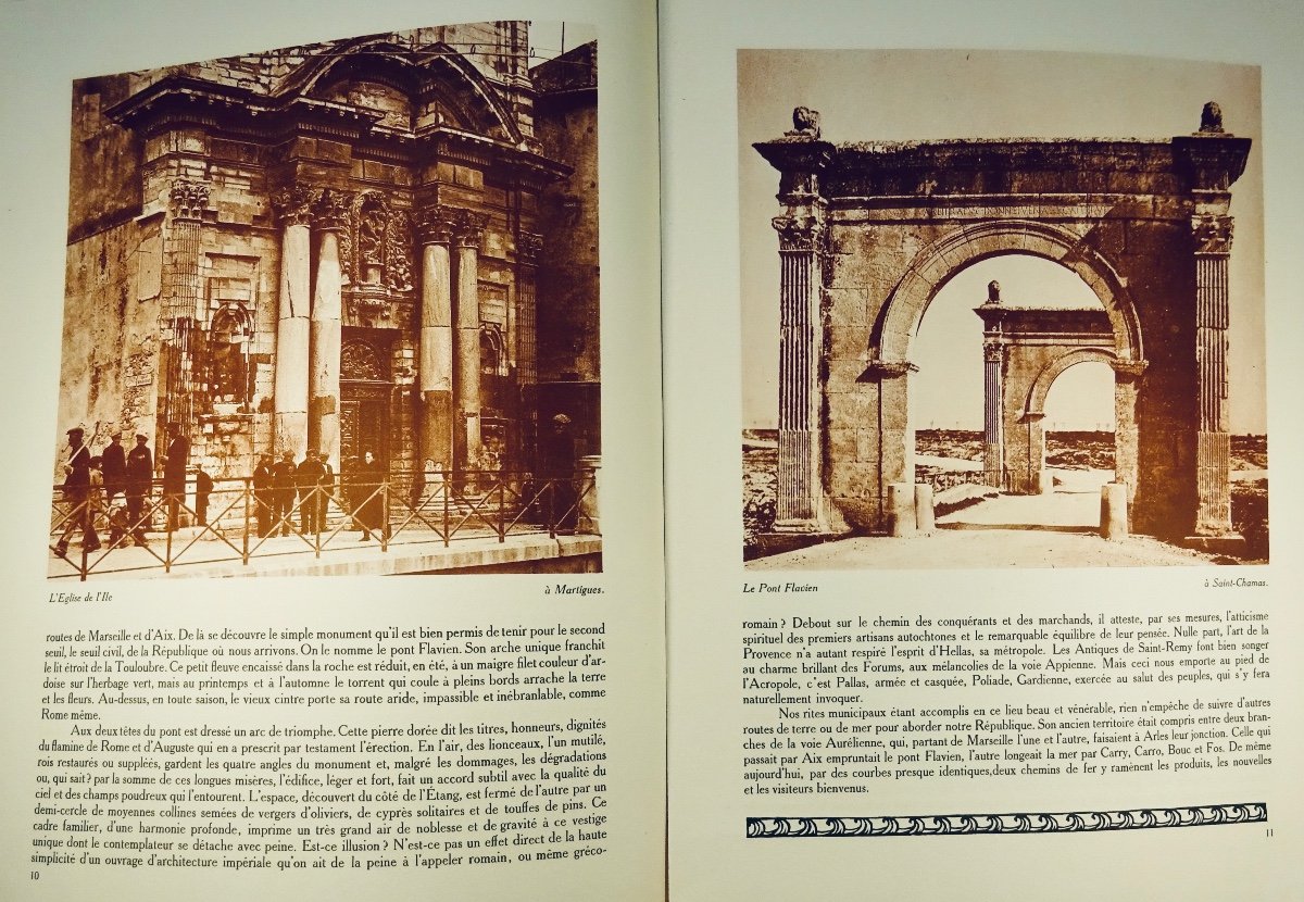 Maurras - The Republic Of Martigues. With Editions Du Cadran, 1927. Sent By The Author.-photo-3