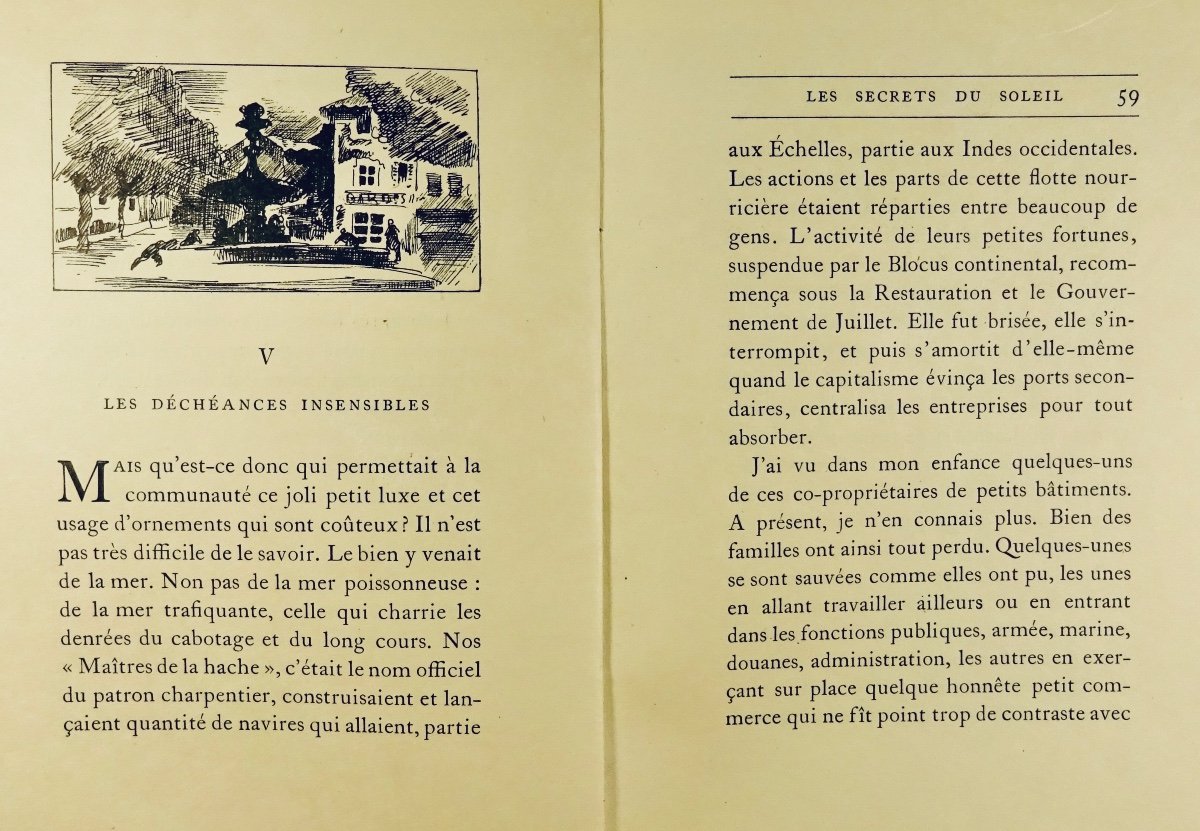Maurras - The Secrets Of The Sun. Paris, A La Cité Des Livres, 1929. Illustrated By Gernez.-photo-6