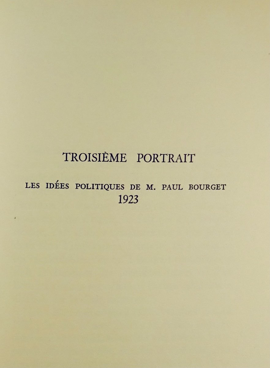 Maurras (charles) - Triptych By Paul Bourget. Alexis Rieder, 1931. Numbered Copy.-photo-6