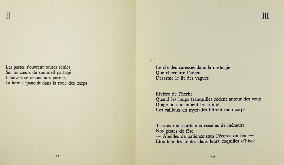 MAYER (Paul) - La Roue des Corps. Paris, Instance, 1955. Illustré par Christine BOUMEESTER.-photo-3