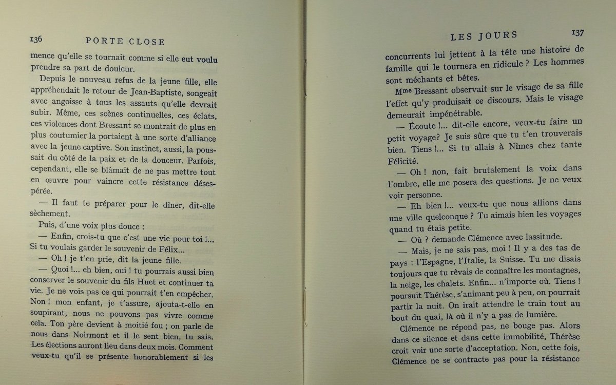 Mazeline (guy) - Door Closed. Paris, Gallimard, 1928. First Edition.-photo-5
