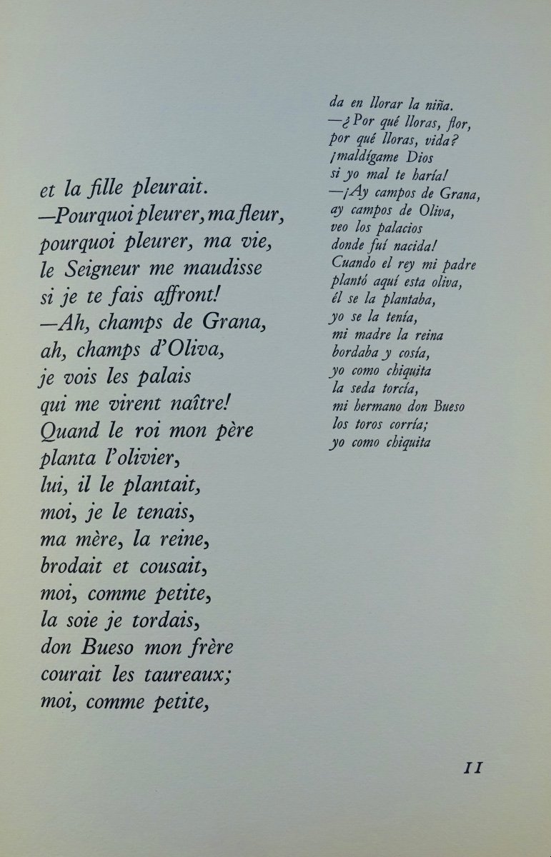 MENÉNDEZ PIDAL - Romance de don Bueso. GLM, vers 1954. Imprimé par Guy LEVIS-MANO.-photo-6