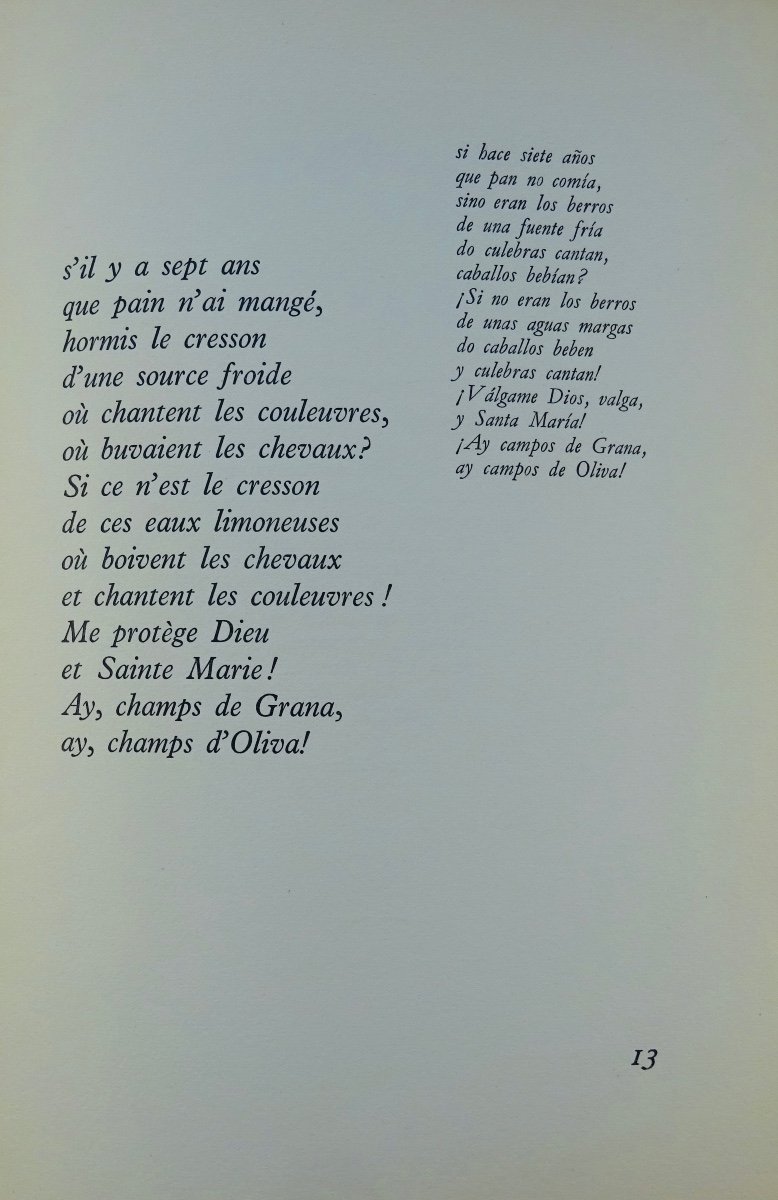MENÉNDEZ PIDAL - Romance de don Bueso. GLM, vers 1954. Imprimé par Guy LEVIS-MANO.-photo-8
