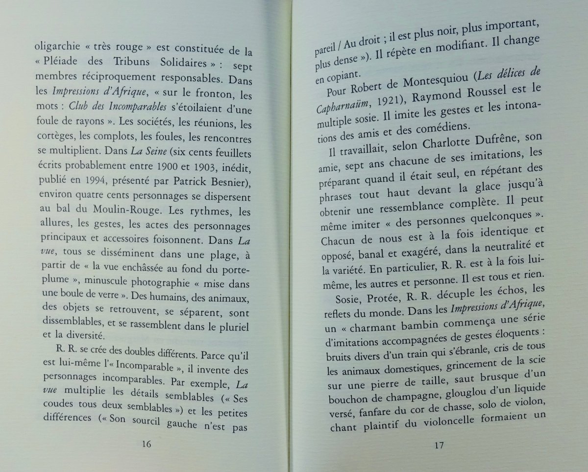 MONTESQUIOU - Raymond Roussel, un auteur difficile. Fata Morgana, 1999. Illustré par LAGARDE.-photo-4