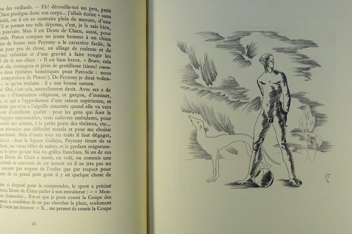 MONTHERLANT (Henry de) - Les Olympiques. Sapienta, 1947. Illustré de burins d'Eliane BEAUPUY.
