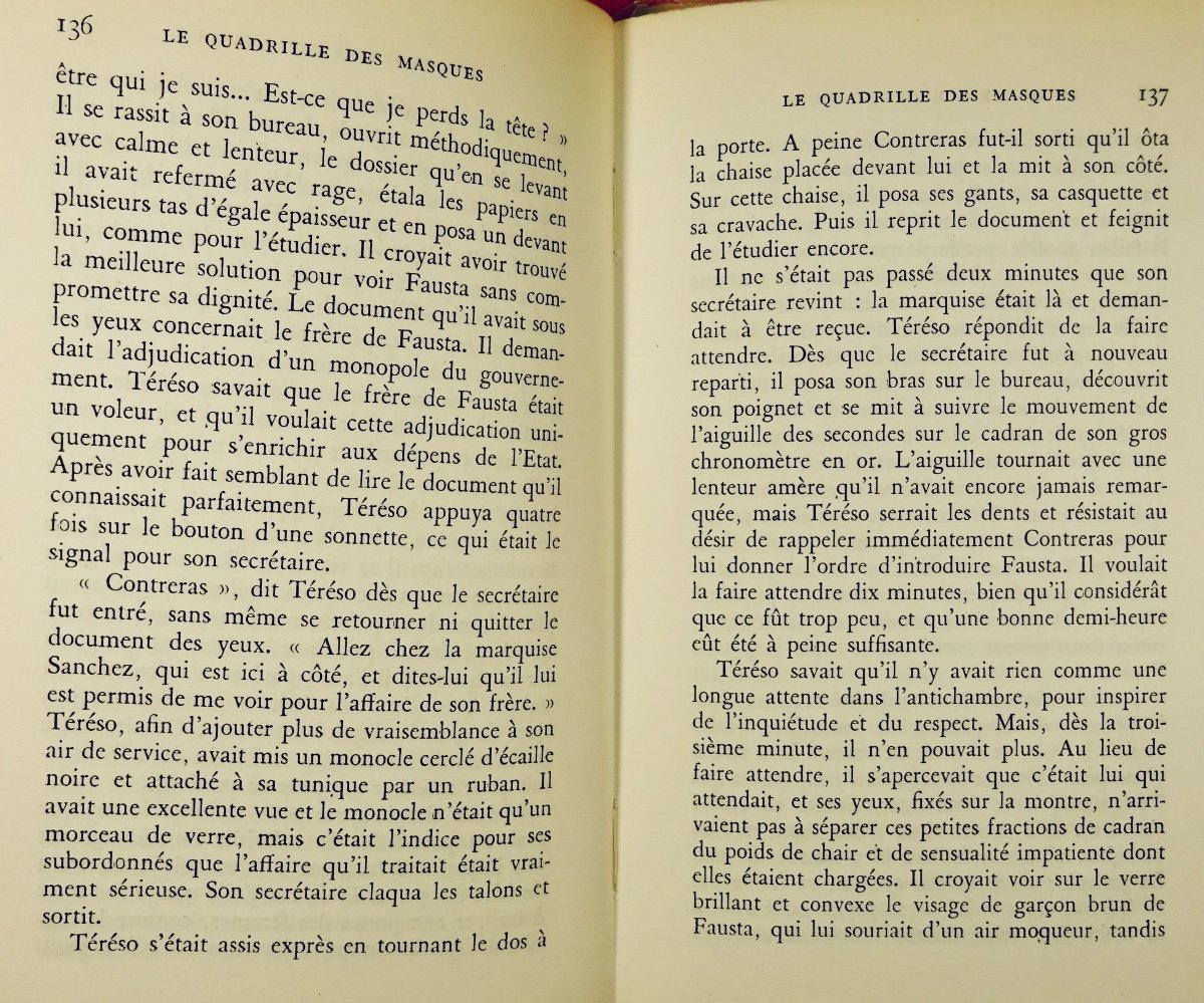 MORAVIA (Alberto) - Le Quadrille des masques. Gallimard, 1950. Édition originale française.-photo-3