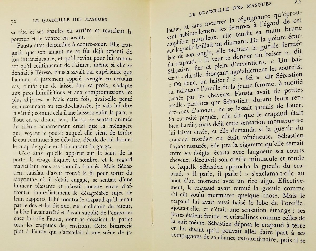 MORAVIA (Alberto) - Le Quadrille des masques. Gallimard, 1950. Édition originale française.-photo-6