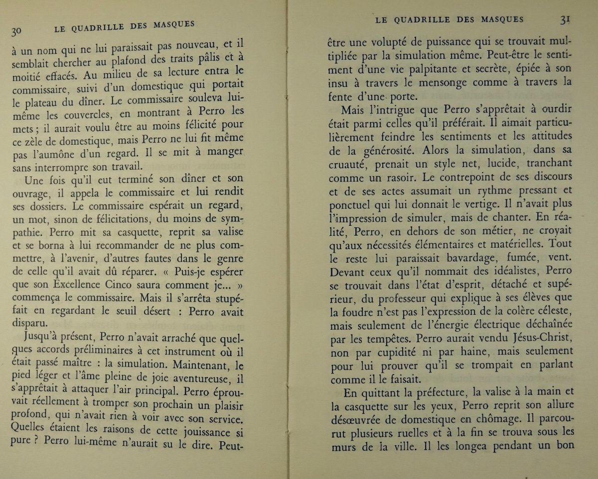 MORAVIA (Alberto) - Le Quadrille des masques. Gallimard, 1950. Édition originale française.-photo-8